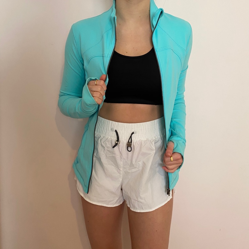 Aqua Lulu Lemon Athletic Jacket